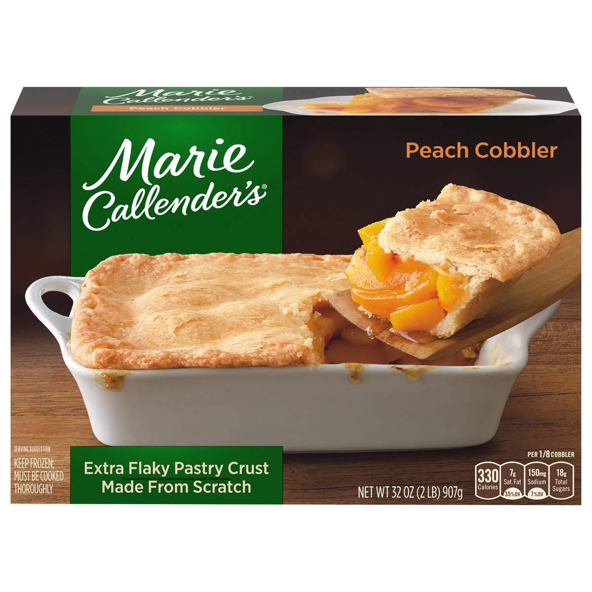 slide 1 of 4, Marie Callender's Peach Cobbler 32 oz, 32 oz