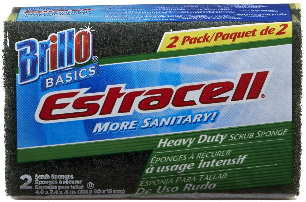 slide 1 of 1, Brillo Estracell Heavy Duty, 1 ct