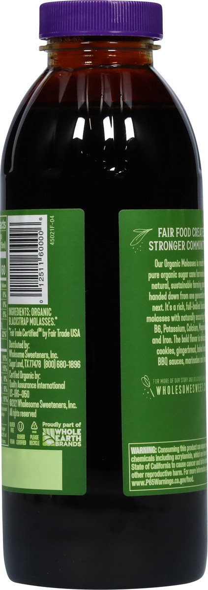 slide 6 of 9, Wholesome Organic Blackstrap Molasses, 16 oz