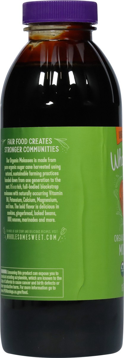 slide 2 of 9, Wholesome Organic Blackstrap Molasses, 16 oz