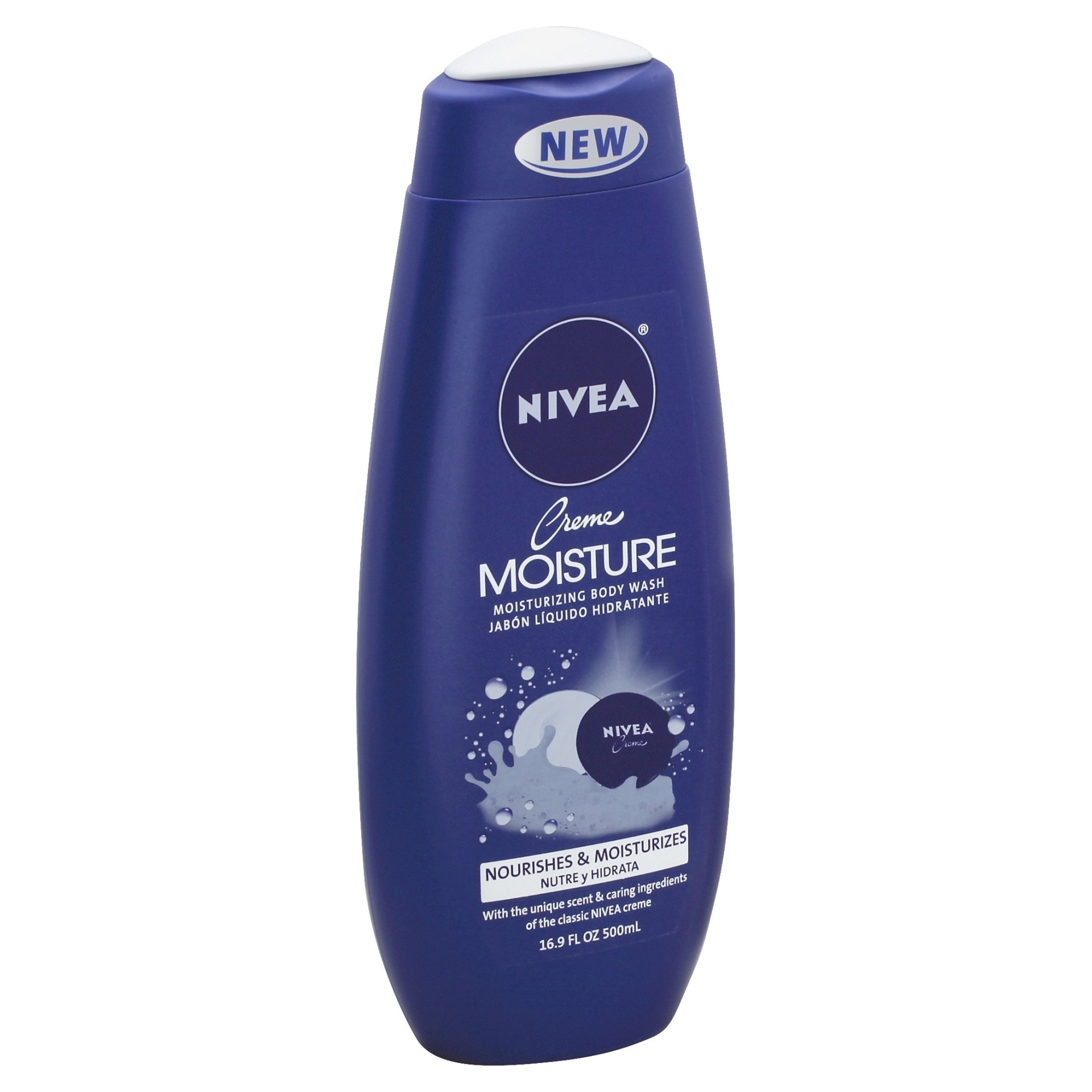 slide 1 of 2, Nivea Crme Moisture Body Wash, 16.9 fl oz