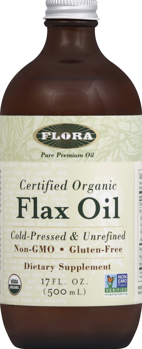 slide 3 of 3, Flora Flax Oil 17 oz, 17 oz