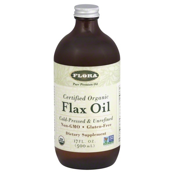 slide 1 of 3, Flora Flax Oil 17 oz, 17 oz