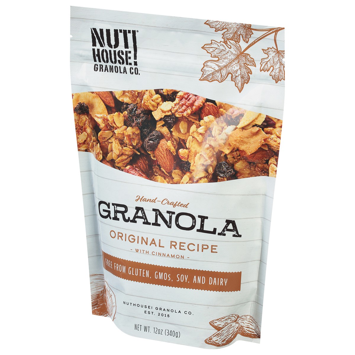 slide 7 of 9, Nut House! Granola Co. Hand-Crafted Original Recipe with Cinnamon Granola 12 oz, 12 oz