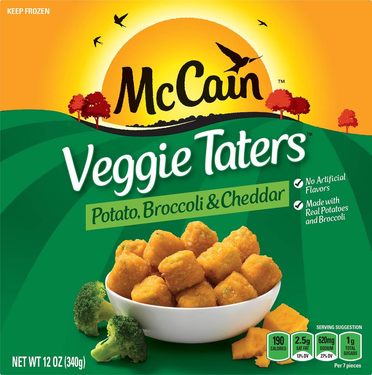 slide 3 of 12, McCain Potato, Broccoli & Cheddar Veggie Taters 12 oz, 12 oz