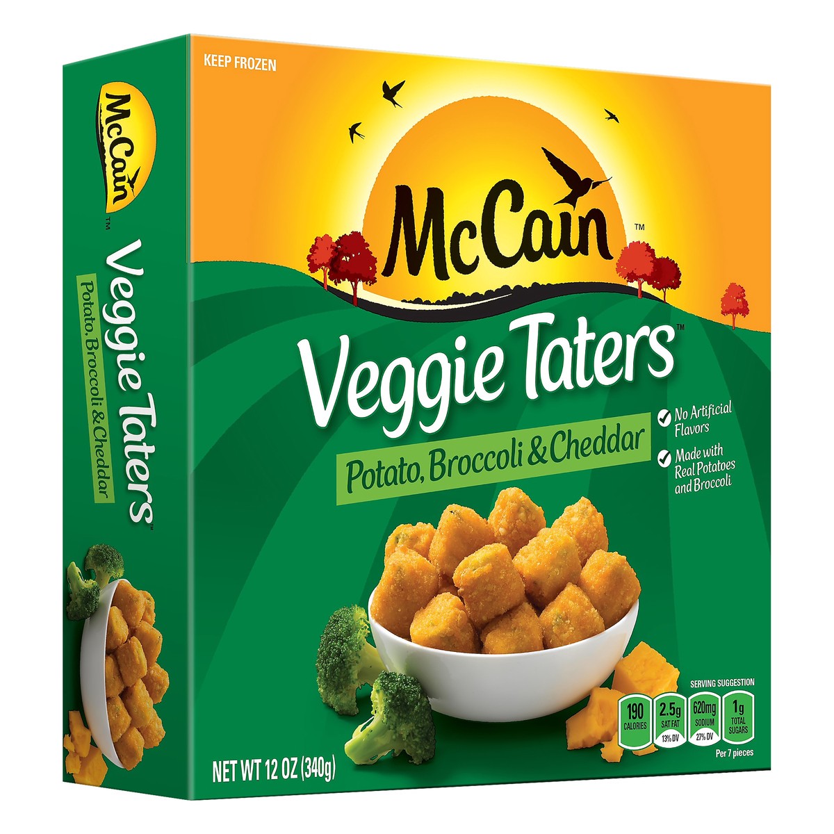 slide 4 of 12, McCain Potato, Broccoli & Cheddar Veggie Taters 12 oz, 12 oz