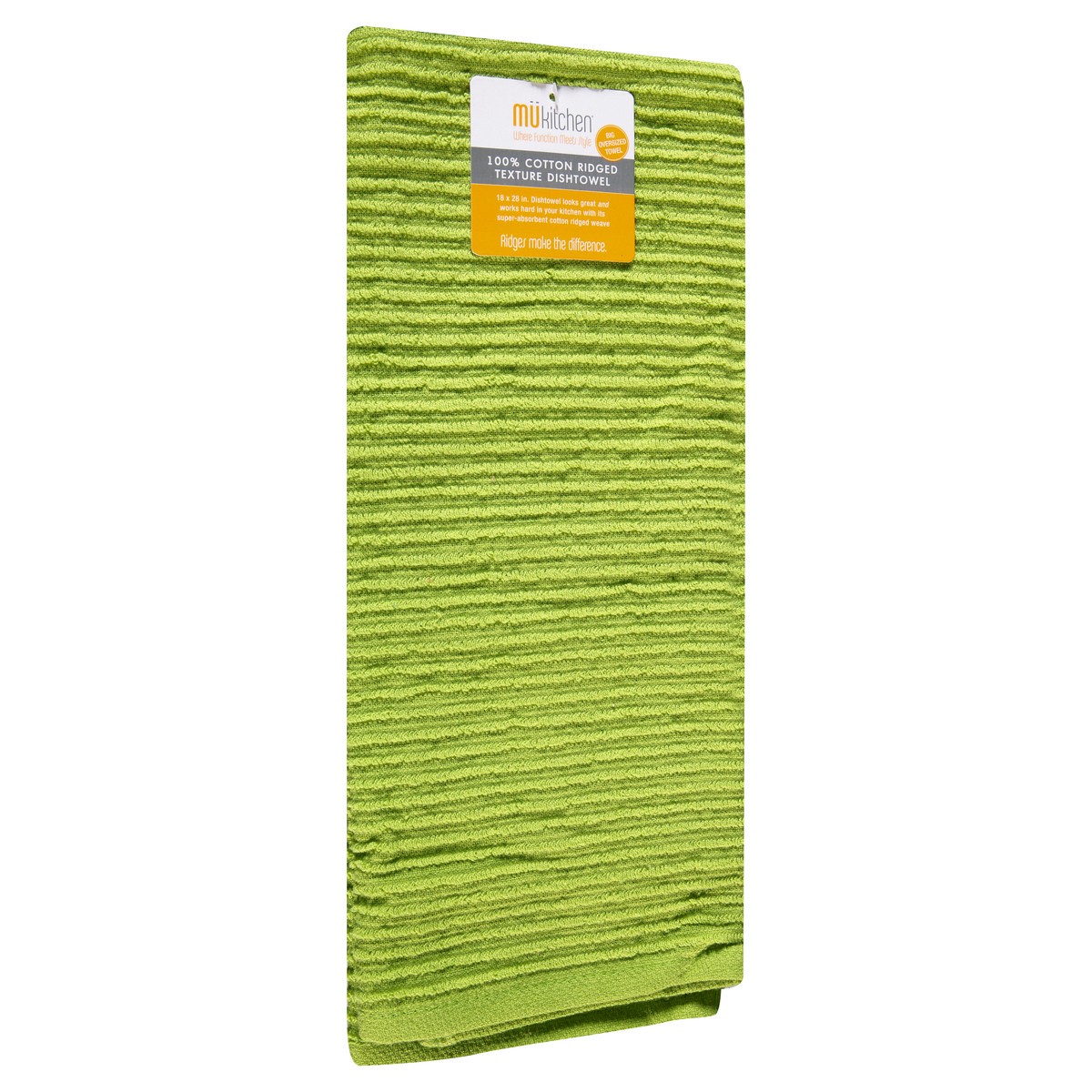 slide 4 of 9, MÜkitchen Cactus 100% Cotton Ridged Texture Dishtowel 1 ea, 1 ea