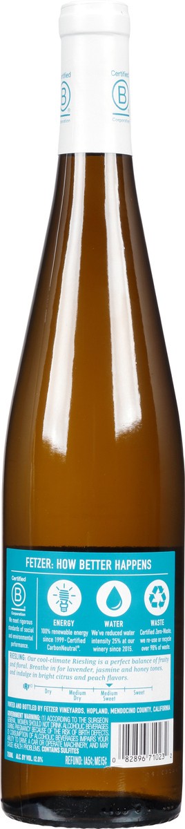 slide 4 of 9, Fetzer Riesling, 750 ml