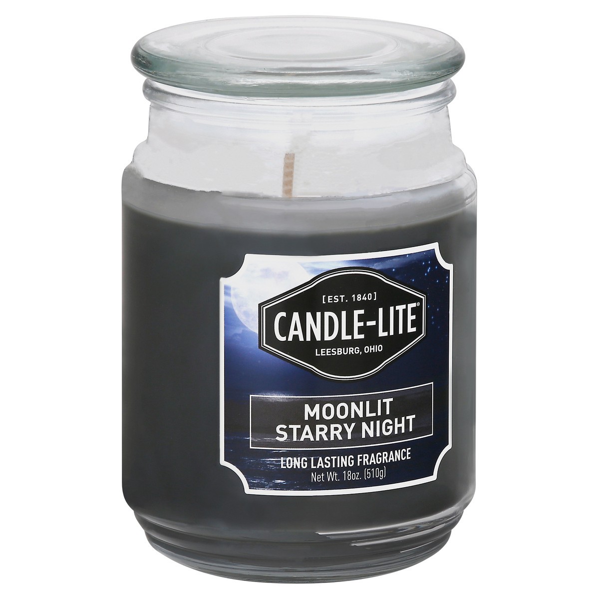 slide 4 of 9, Candle-Lite Moonlit Starry Night Candle 1 ea, 1 ct