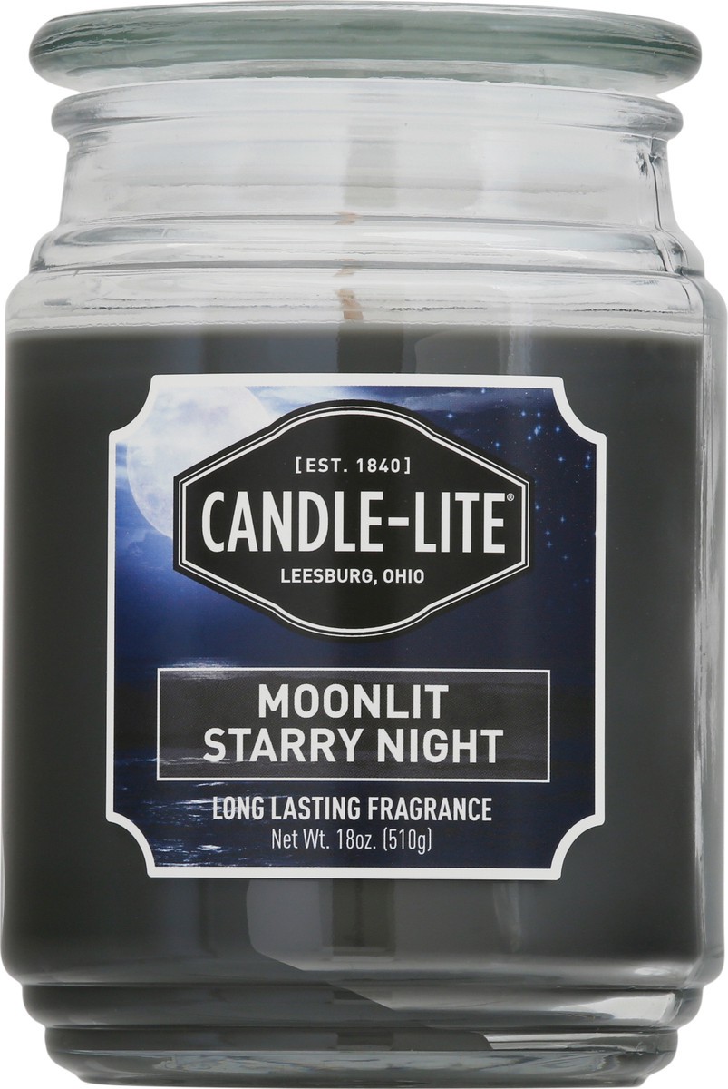 slide 9 of 9, Candle-Lite Moonlit Starry Night Candle 1 ea, 1 ct