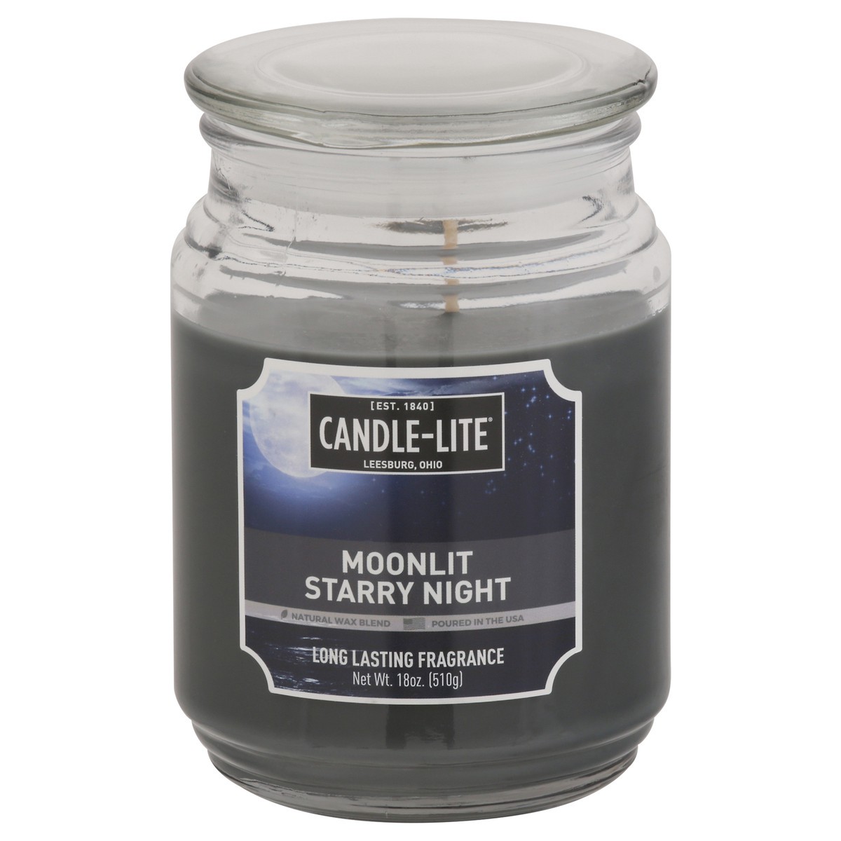 slide 1 of 9, Candle-Lite Moonlit Starry Night Candle 1 ea, 1 ct