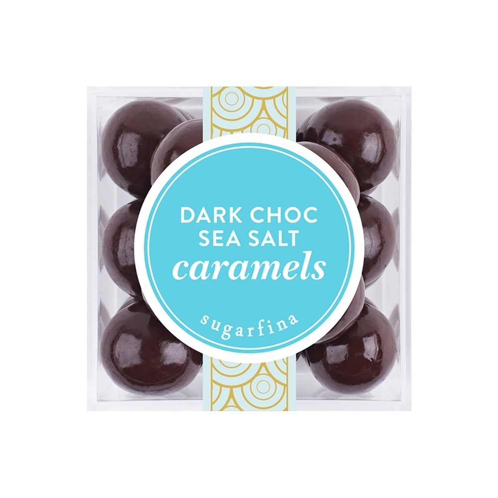 slide 1 of 1, Sugarfina Dark Chocolate Sea Salt Caramels, 4.32 oz