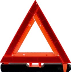 Allied Warning Triangle - Orange/Black