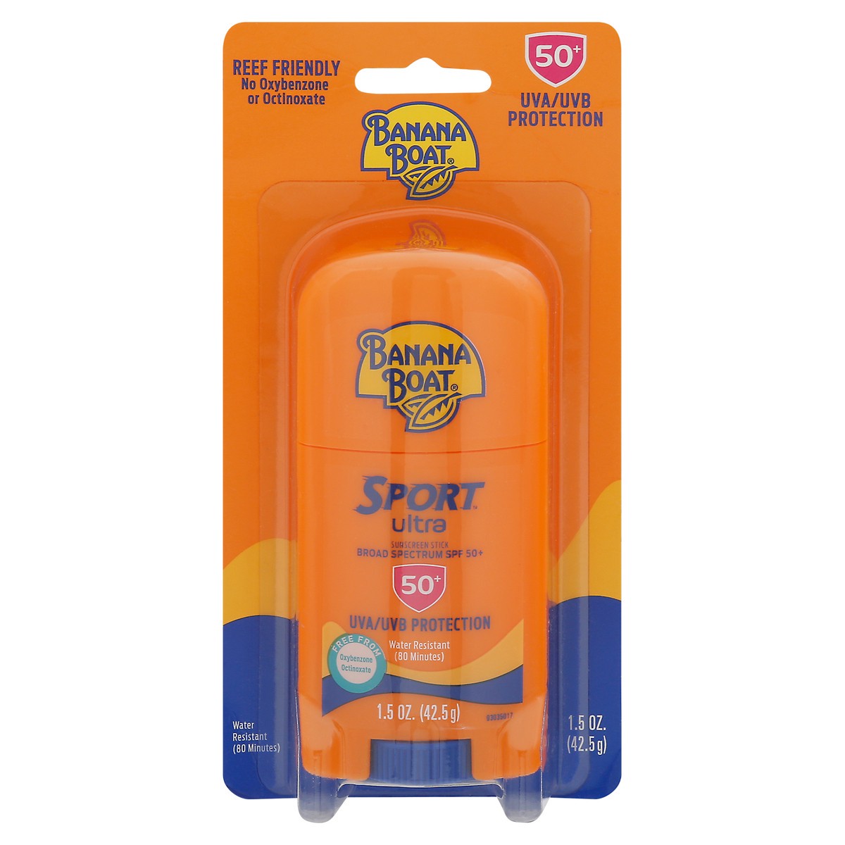 slide 1 of 1, Banana Boat Sport Ultra SPF 50+ Water Resistant UVA/UVB Protection Sunscreen Stick 1.5 oz, 1.5 oz