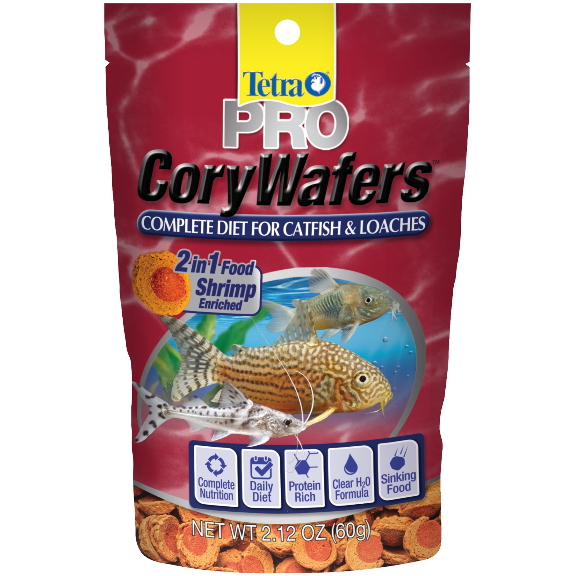 slide 1 of 1, Tetra Cory Wafers Pro, 2.12 oz