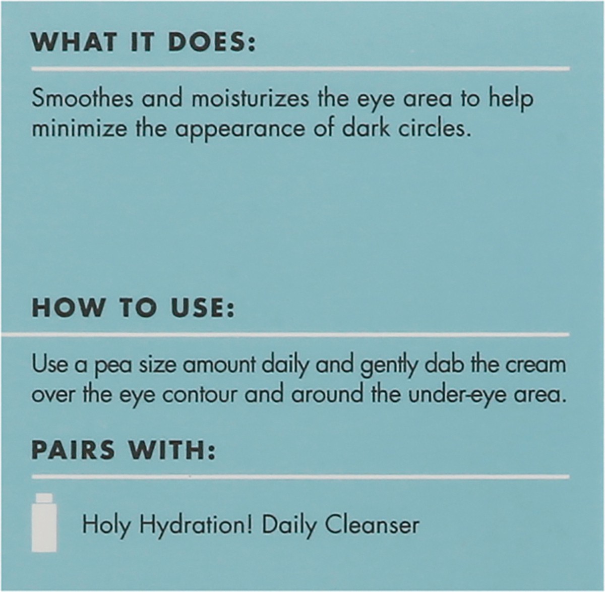 slide 7 of 9, e.l.f. Holy Hydration Eye Cream 0.53 oz, 0.49 oz