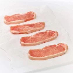 Pork Boneless Loin Thin Chops About 4 Chops Per Pack