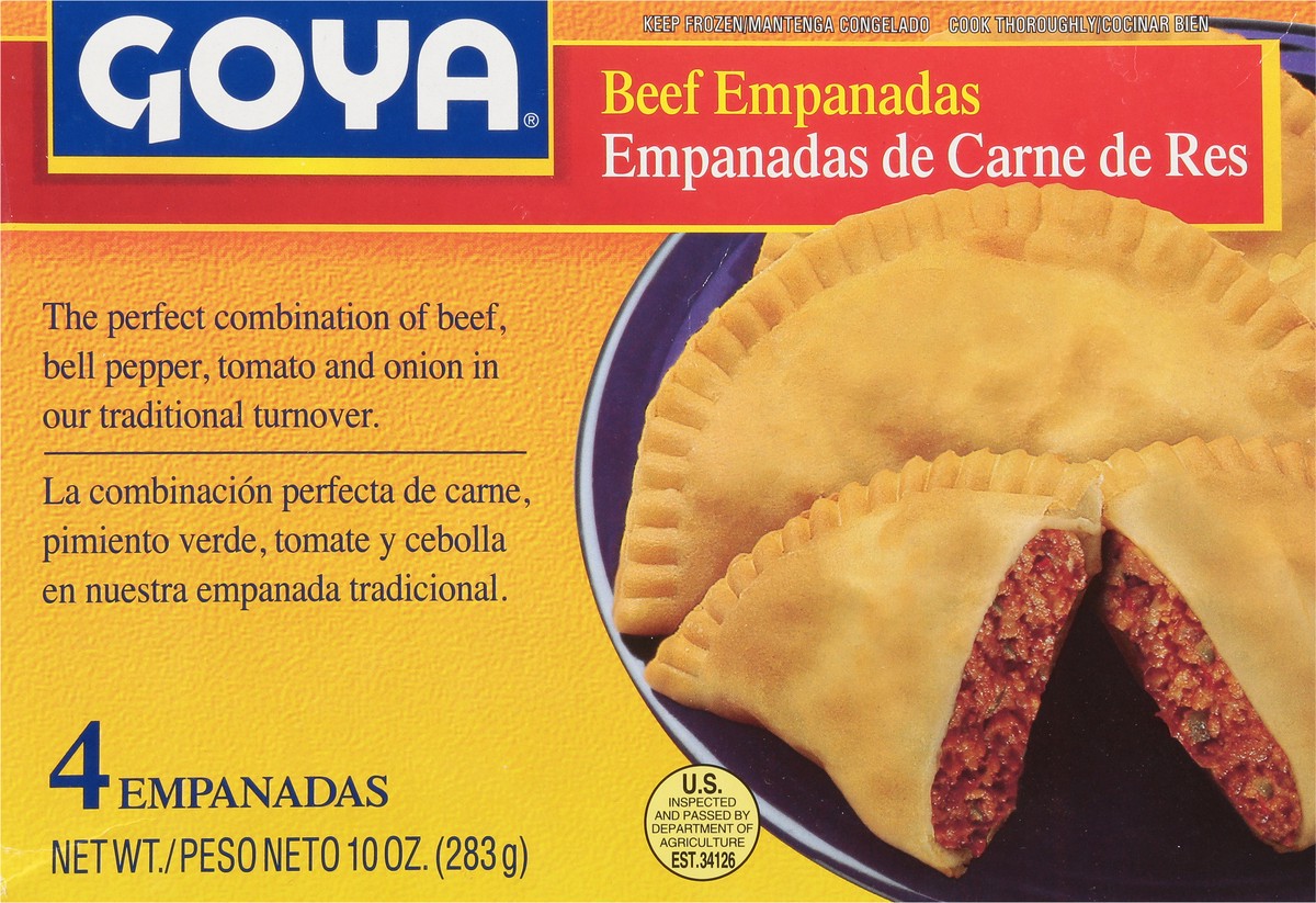 slide 6 of 9, Goya Beef Empanadas 4 ea, 4 ct