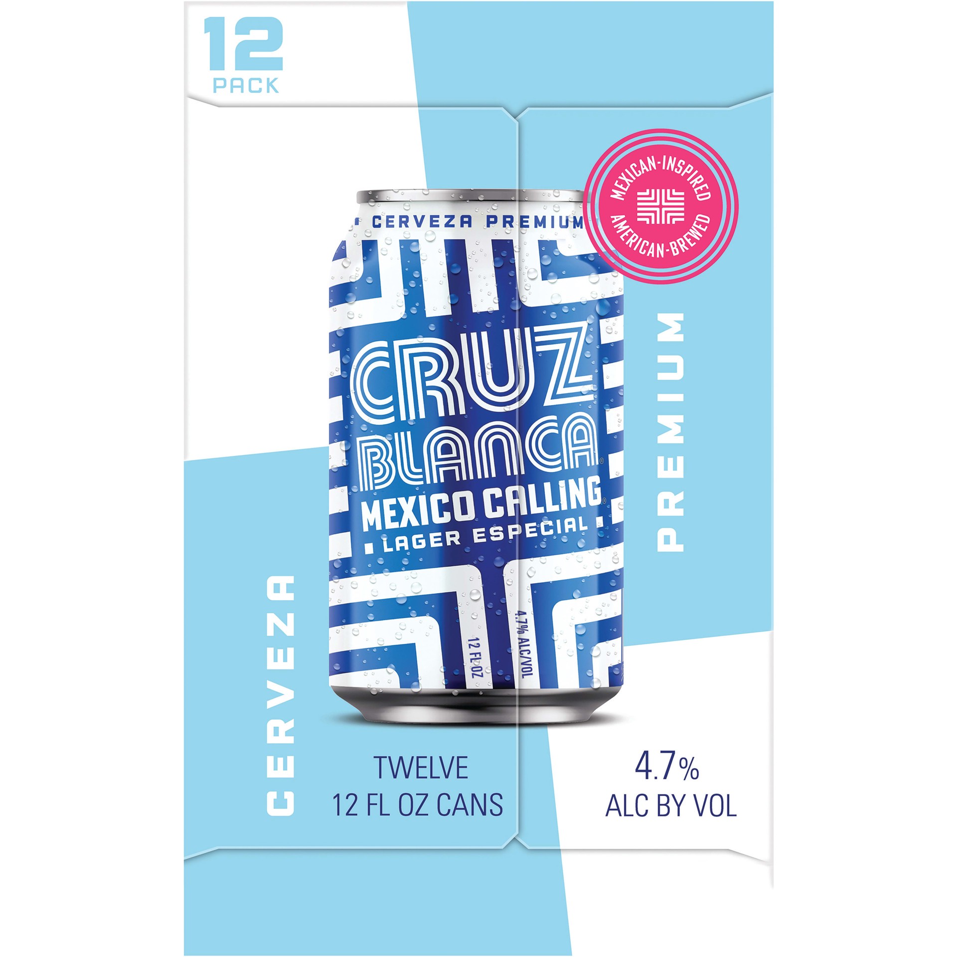 slide 4 of 5, Cruz Blanca Mexico Calling Lager Beer, 12 ct