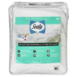 Sealy Moisture Wicking & Stain Release Queen Mattress Pad
