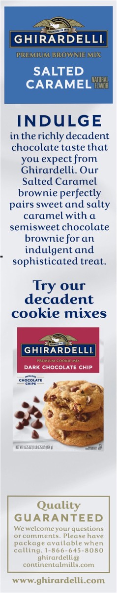 slide 7 of 9, Ghirardelli Salted Caramel Brownie Mix, 16 oz