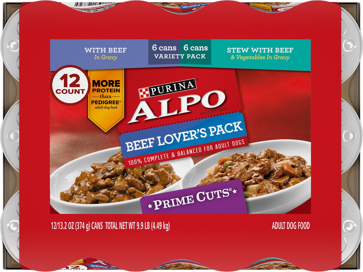 slide 3 of 9, Purina Alpo Variety Pack Prime Cuts 12Ct Dog Food, 12 ct