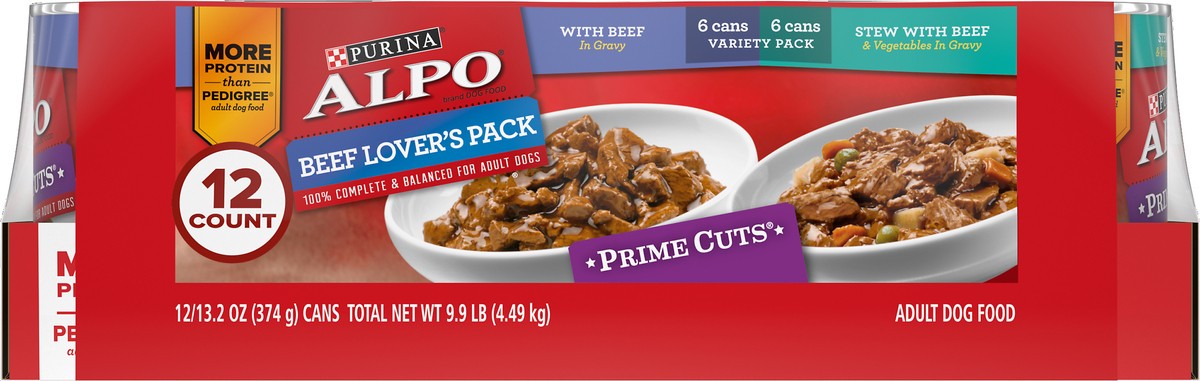 slide 6 of 9, Purina Alpo Variety Pack Prime Cuts 12Ct Dog Food, 12 ct