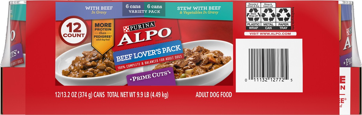 slide 5 of 9, Purina Alpo Variety Pack Prime Cuts 12Ct Dog Food, 12 ct