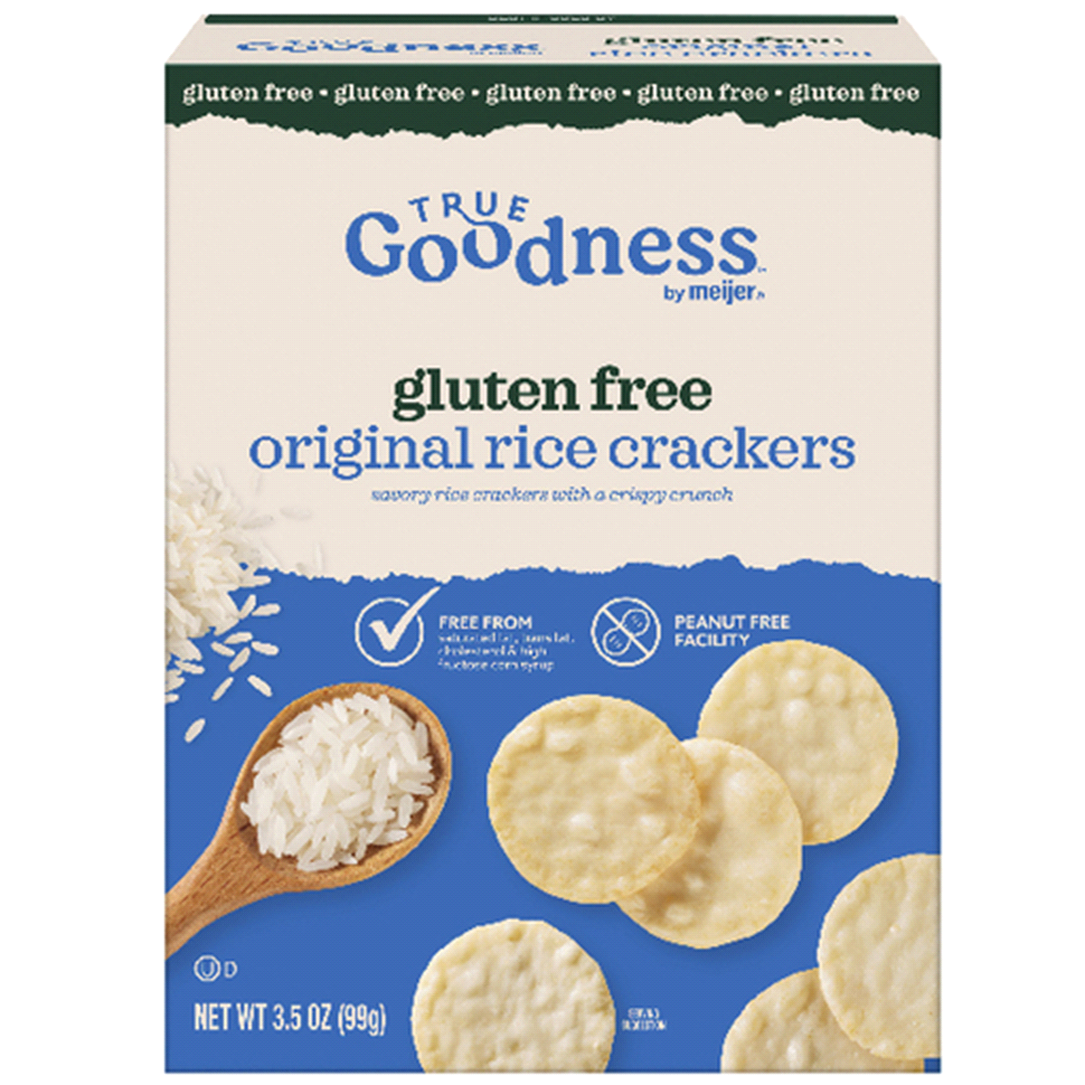 slide 1 of 29, True Goodness by Meijer Crackers Original, 3.5 oz