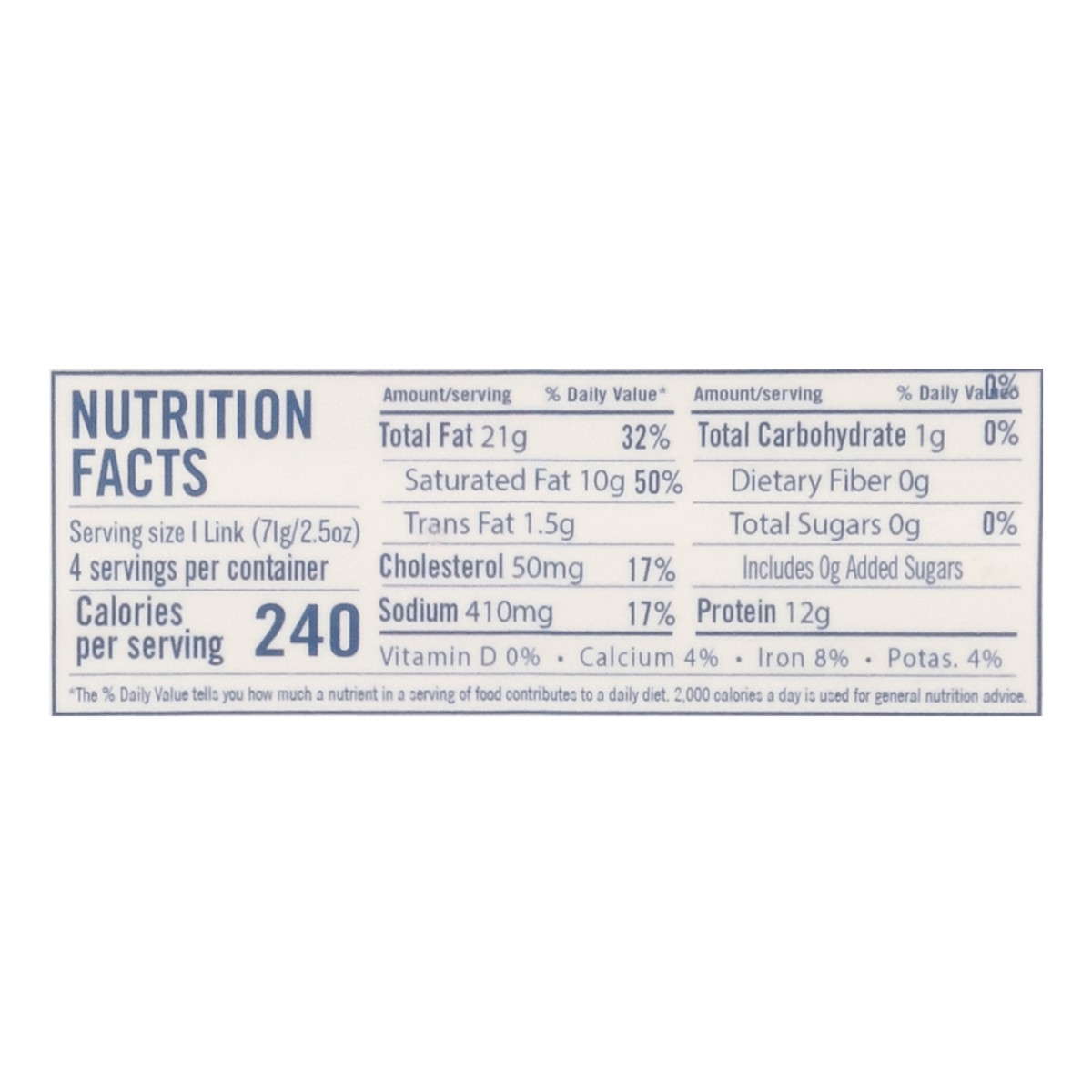 slide 13 of 14, Force of Nature Bison and Beef Link Sausage with Jalapeno + Cheddar, 10 oz