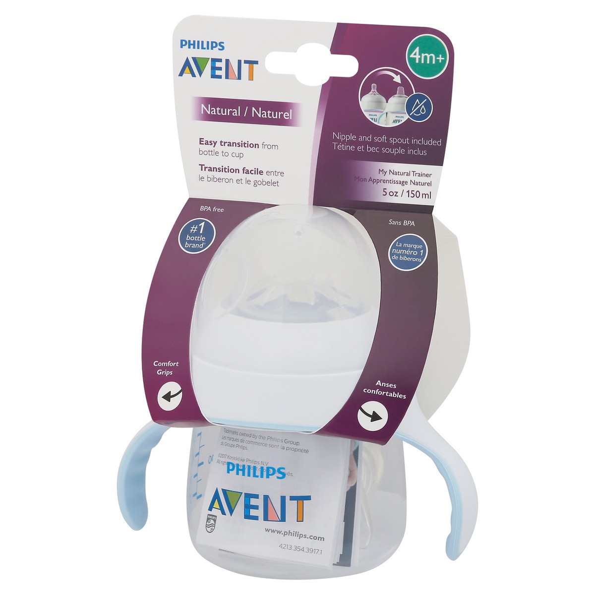 slide 3 of 11, Philips Avent 5 Ounces Natural Trainer Sippy Cup 1 ea, 1 ct