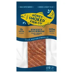 Honey Smoked Fish Co. Honey Smoked Salmon 4 oz Sweet Bourbon