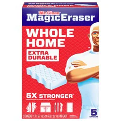 Mr. Clean Magic Eraser Whole Home Extra Durable - 5 ct