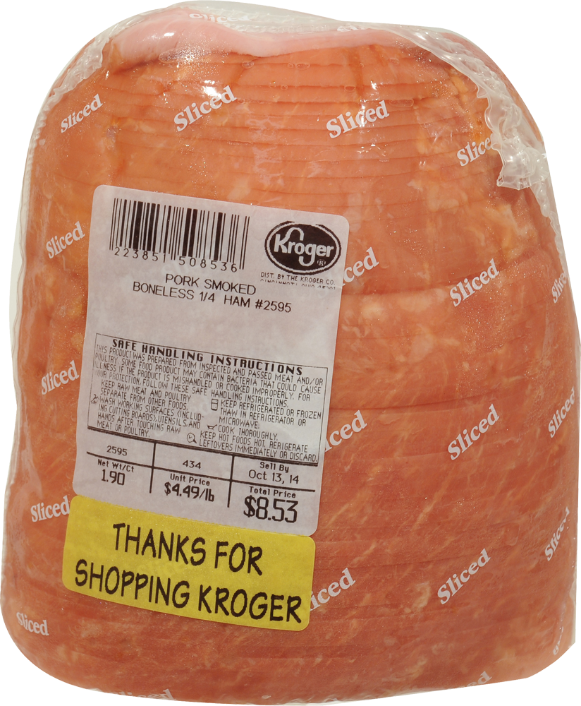 slide 3 of 3, Blue Grass Quarter Boneless Smoked Ham, per lb