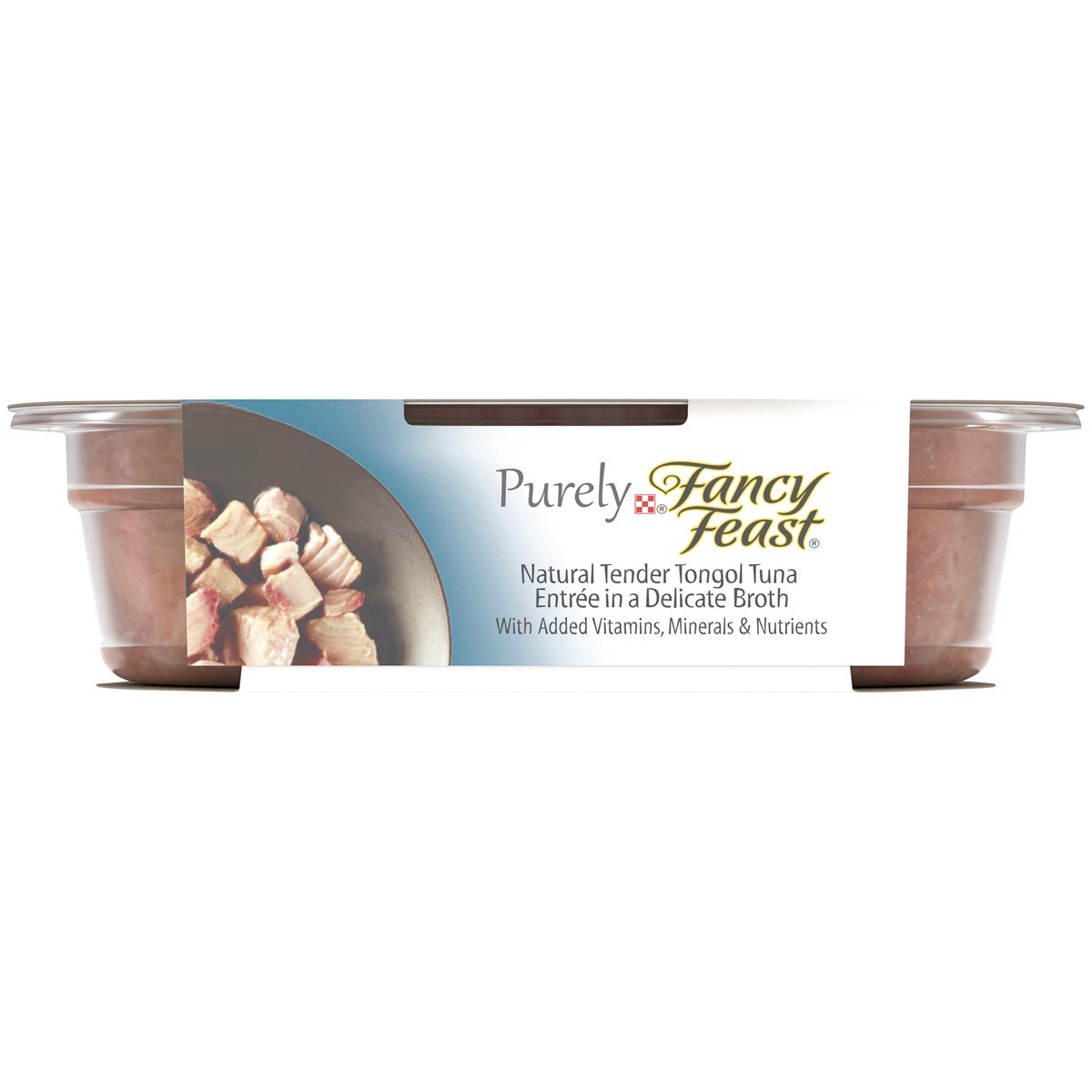 slide 9 of 9, Fancy Feast Purina Fancy Feast Natural Wet Cat Food, Purely Natural Tender Tongol Tuna Entree, 2 oz