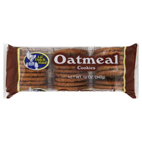 slide 1 of 1, Lil' Dutch Maid Oatmeal Cookies, 12 oz