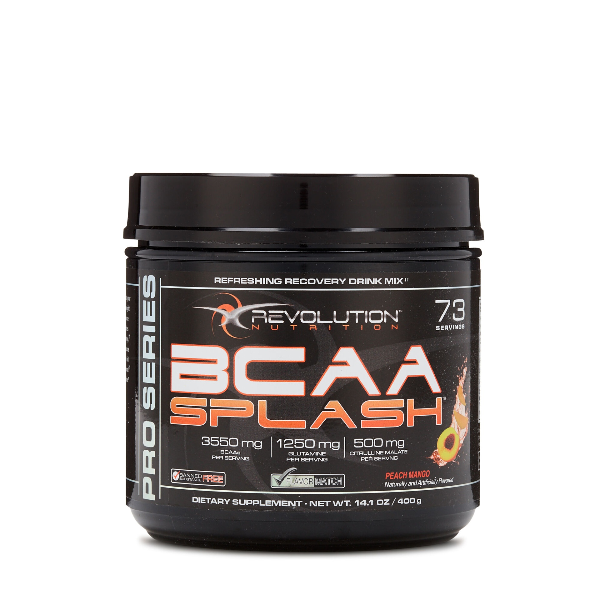 slide 1 of 1, Revolution Nutrition BCAA Splash - Peach Mango, 1 ct