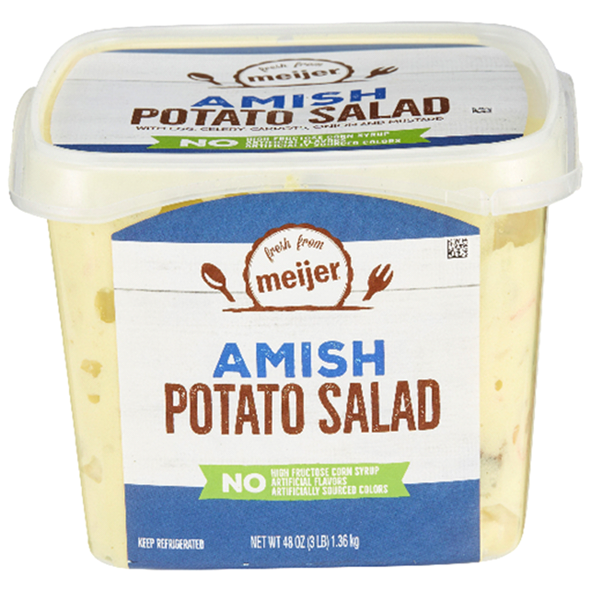 slide 1 of 1, Meijer Amish Potato Salad, 48 oz