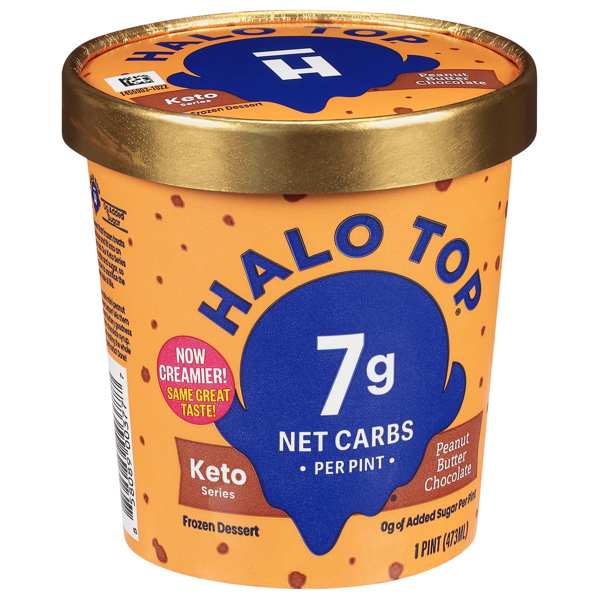 slide 5 of 9, Halo Top Keto Peanut Butter Chocolate Frozen Dessert Pint, 16 fl oz, 16 fl oz