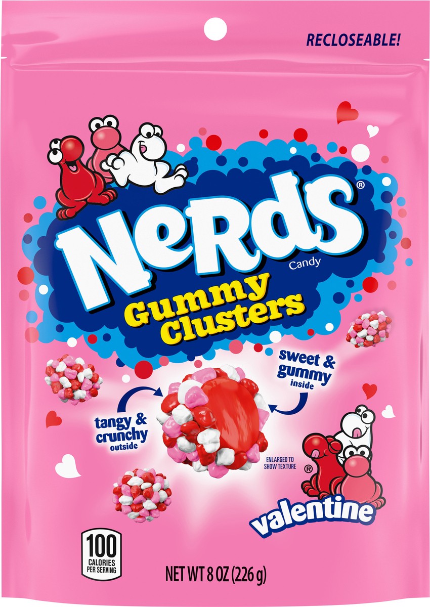 slide 4 of 13, Nerds, Valentine's Gummy Clusters, 8 Oz, 8 oz