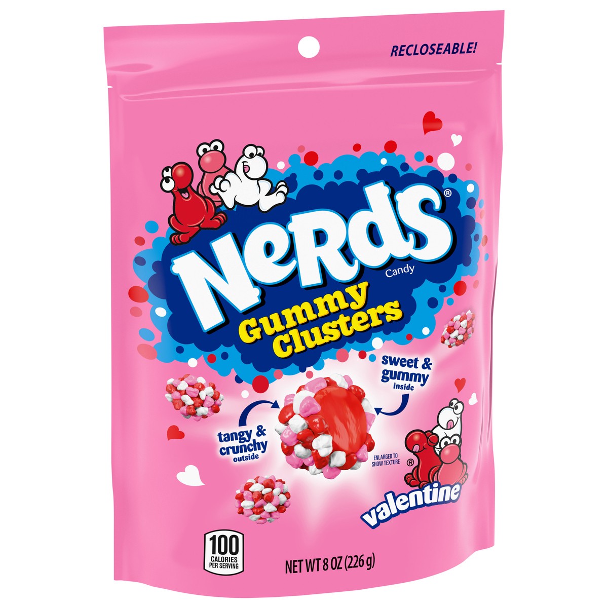 slide 5 of 13, Nerds, Valentine's Gummy Clusters, 8 Oz, 8 oz