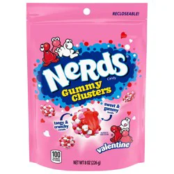 Nerds 08345 159045 Valentines Gummy Clusters 8 oz