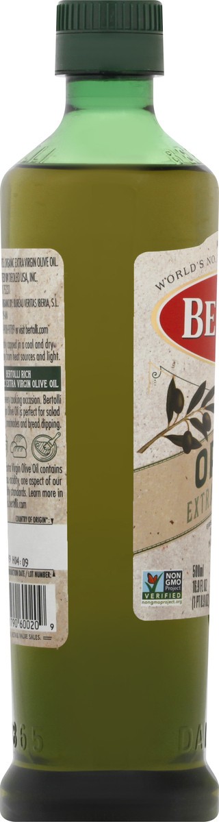 slide 7 of 9, Bertolli Organic Extra Virgin Rich Taste Olive Oil 500 ml, 500 ml