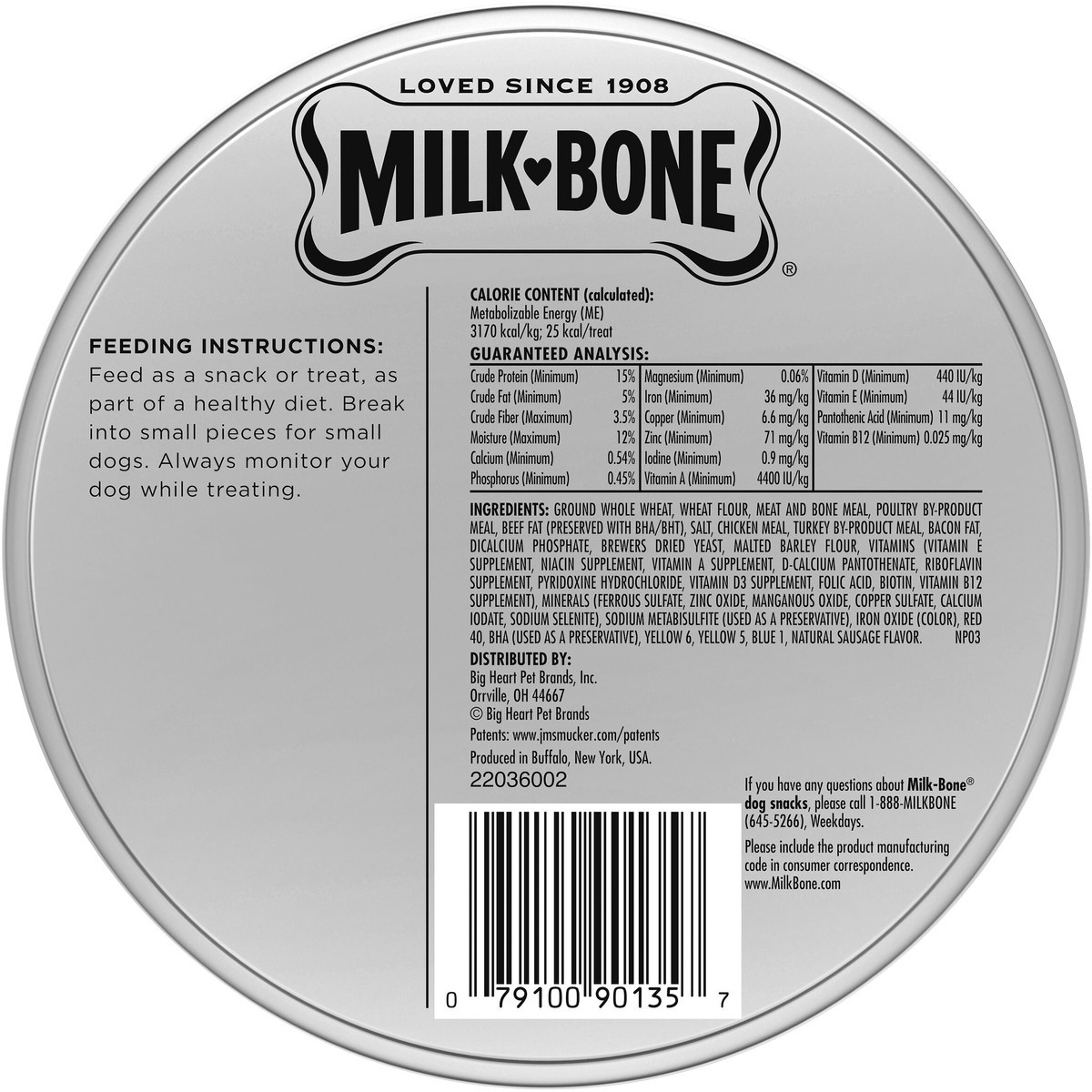 slide 4 of 12, Milk-Bone Dog Treat, Beef, 36 oz