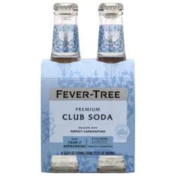 Fever-Tree Premium Club Soda - 4 ct; 200 ml
