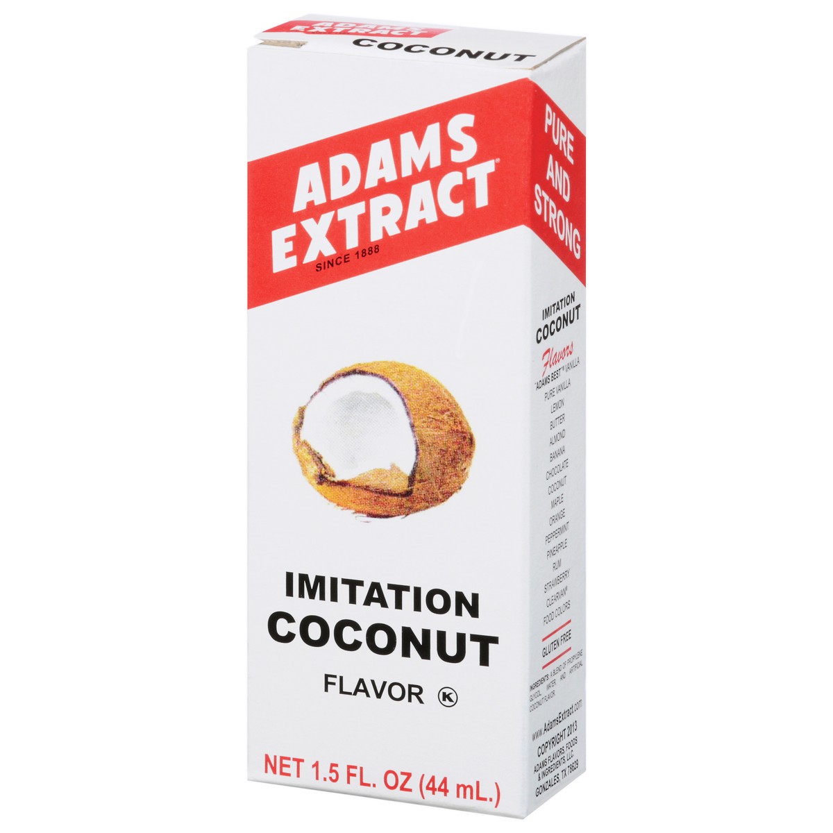 slide 2 of 13, Adams Extract Coconut Flavor Imitation - 1.5 fl oz, 1.5 oz