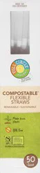 Full Circle Market Compostable Flexible Straws 50 ea
