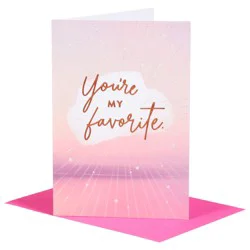 American Greetings You're My Favorite Greeting Card 1 ea