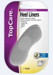 TopCare Health Unisex Men/Women Heel Liners 1 ea