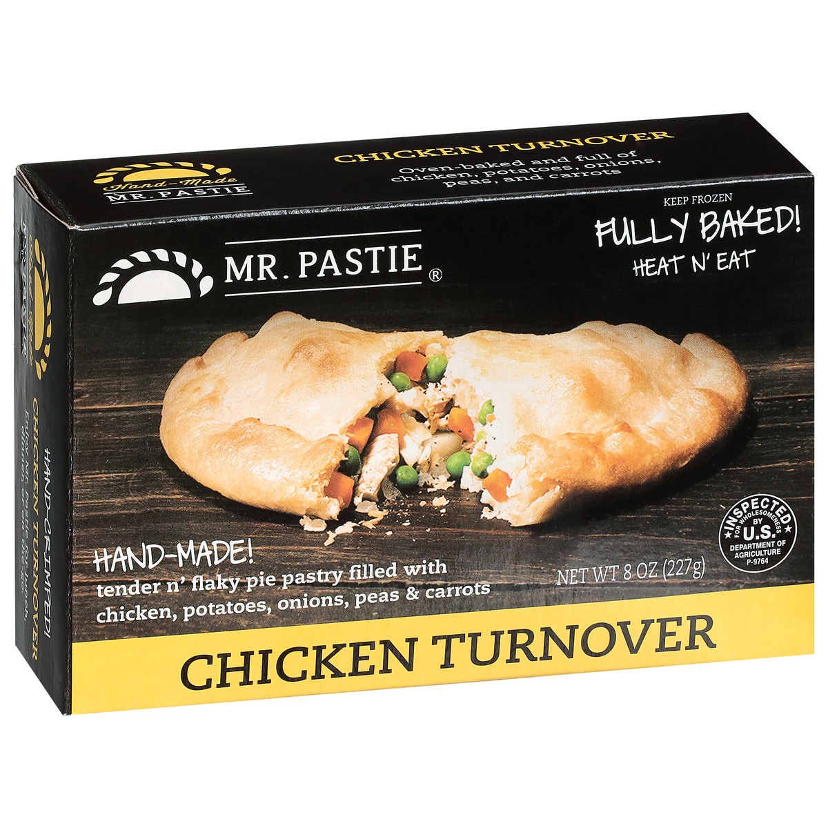slide 4 of 4, Mr. Pastie Chicken Turnover, 8 oz